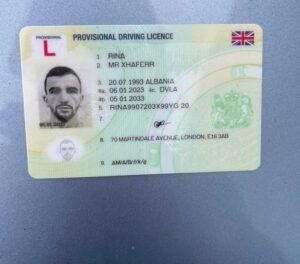 PURCHASE A UK PROVISIONAL DRIVER'S LICENCE